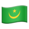 Mauritania emoji on Apple